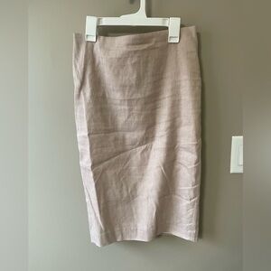 Blush pink Pencil skirt
